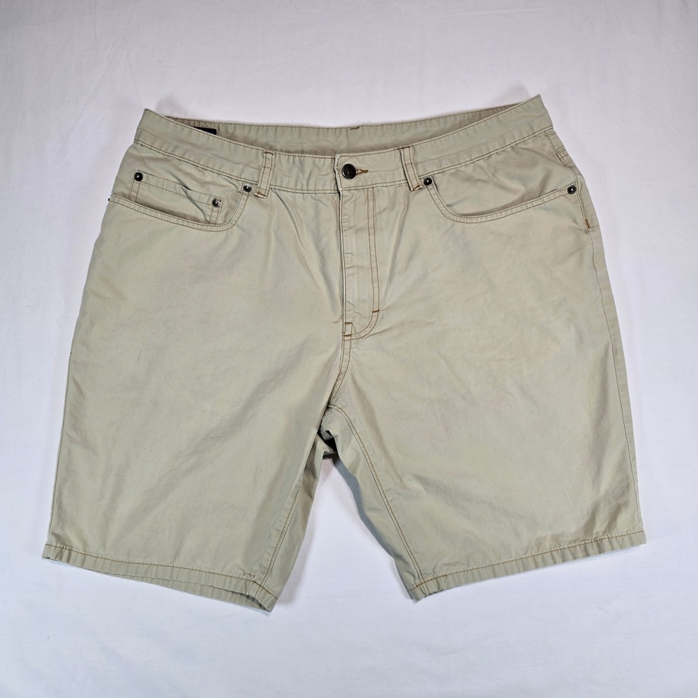 Patagonia Mens Khaki Tan Organic Cotton Twill Utility Chino Shorts Size 36‎